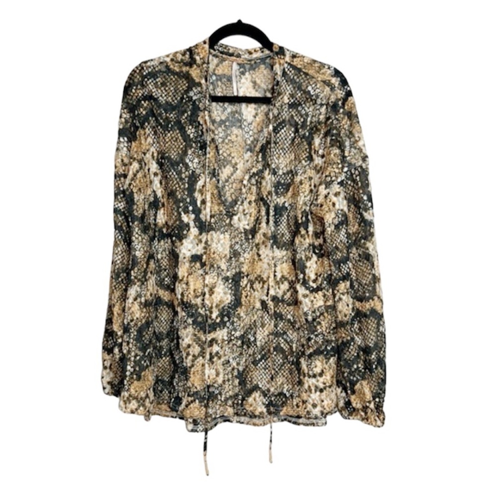 FREE PEOPLE Out for the Night in Snake Combo size Medium